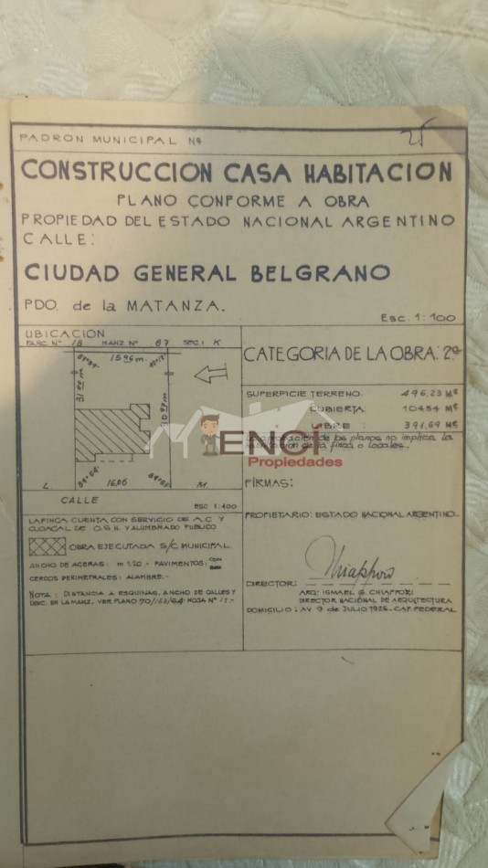 VENTA CASA 4 AMBIENTES CIUDAD EVITA